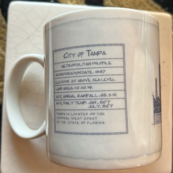Starbucks Tampa, Florida Skyline 2008 Architectural Series Coffee Tea Mug - Picture 4 of 10